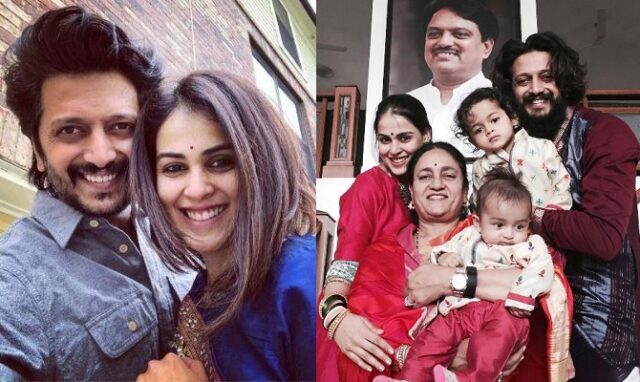 ritesh and genelia with family